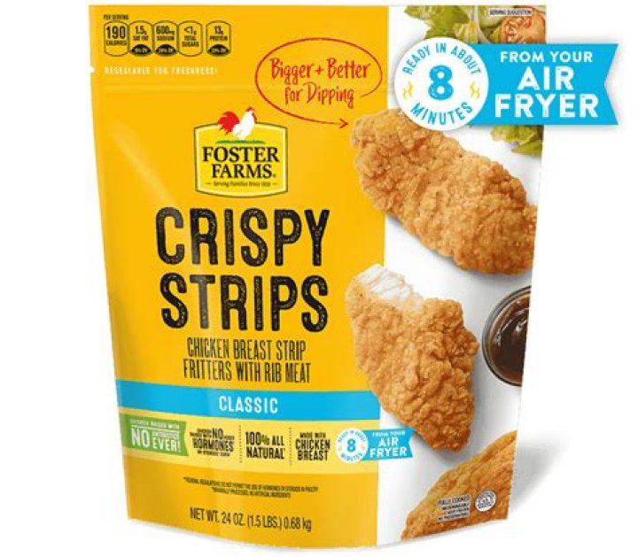 Are Foster Farms chicken strips cooked?