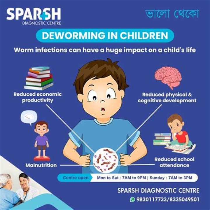 Are humans supposed to be dewormed?