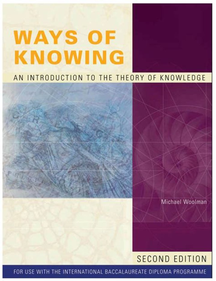 Are ways of knowing?