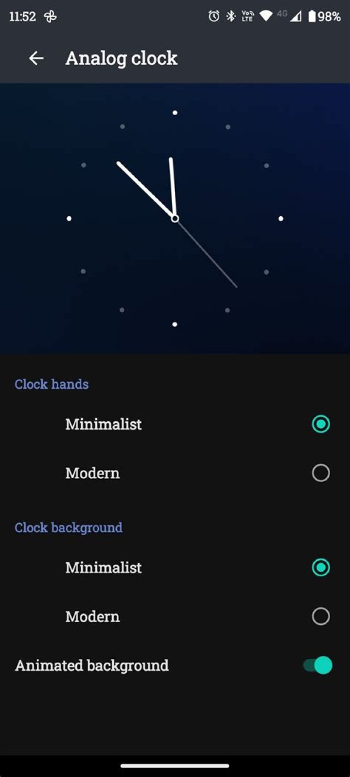 Can clock face main door?