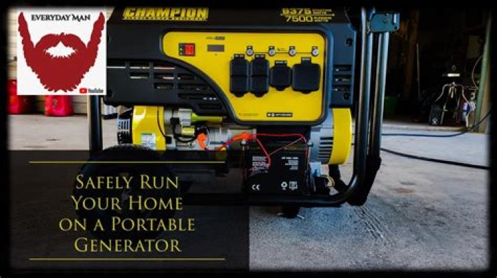 Can i run my well off a generator?