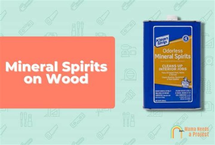 Can you clean wood with mineral spirits before painting?
