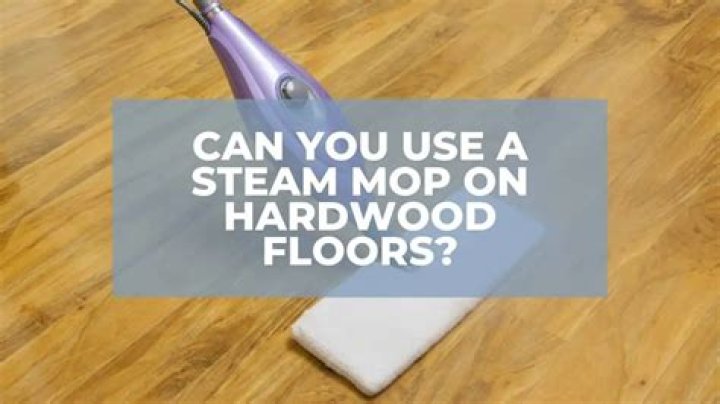 Can you steam mop hardwood floors?