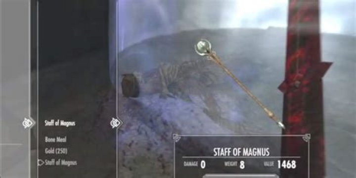 Can't equip staff of magnus?