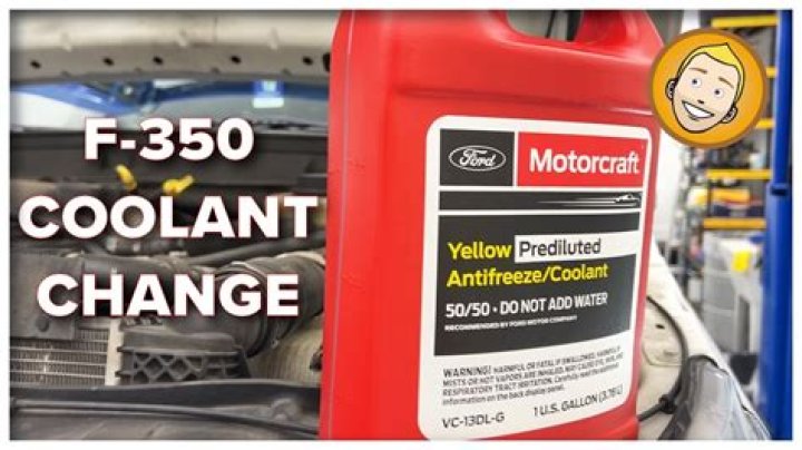 Did ford change orange coolant to yellow?