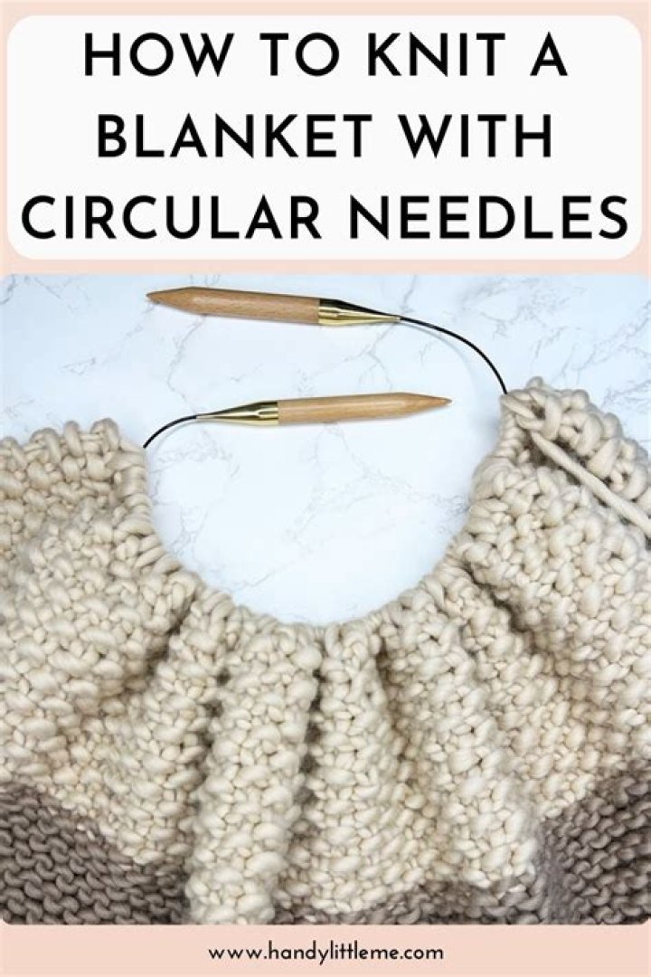 Do i need circular needles to knit a blanket?