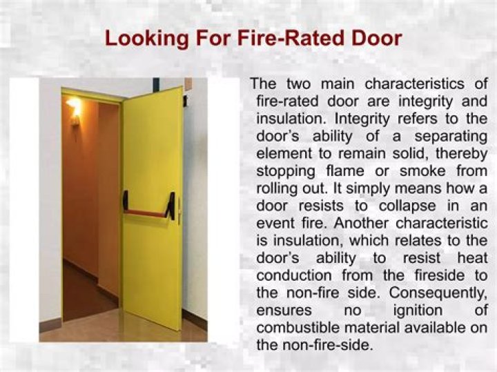 Do interior doors need to be fire rated?