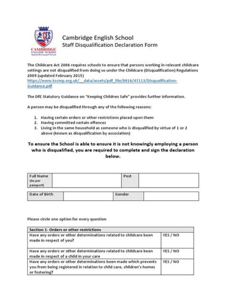 Does disqualification by association still apply?