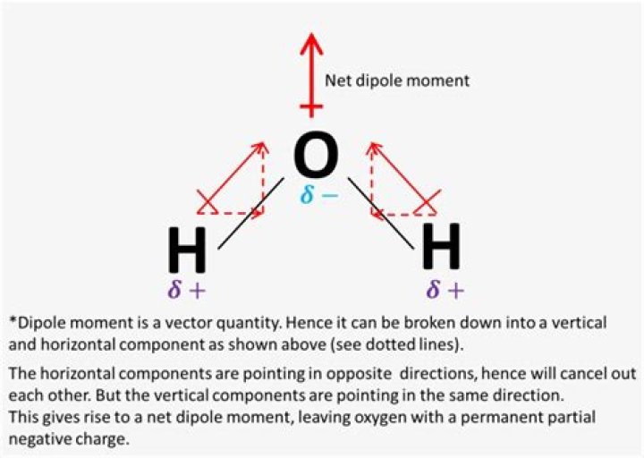 Does h2o have a dipole moment?