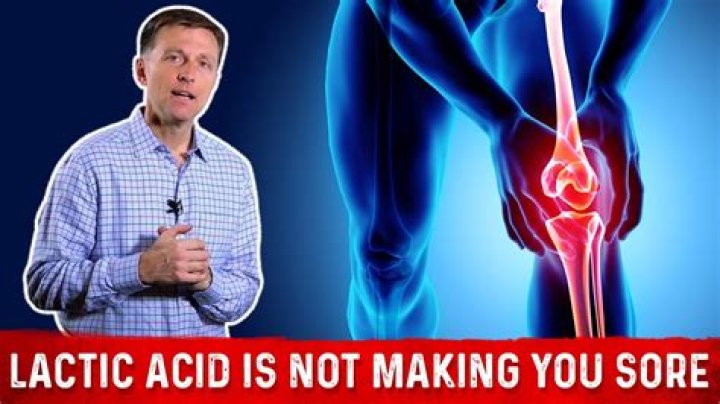 Does lactic acid cause soreness?