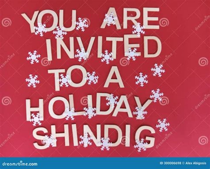 Does shindig mean a party?