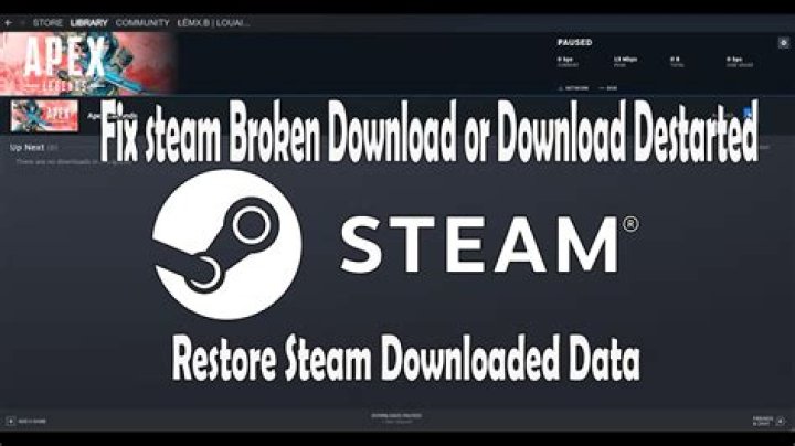 Does steam download restarted?