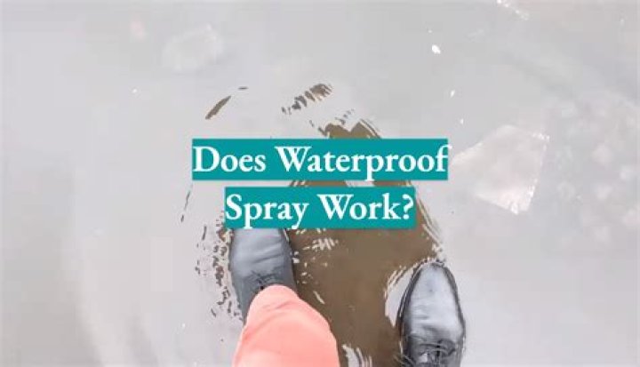 Does waterproof spray work on tents?