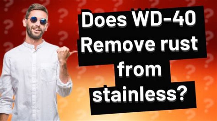 Does WD 40 remove rust stains from toilets?