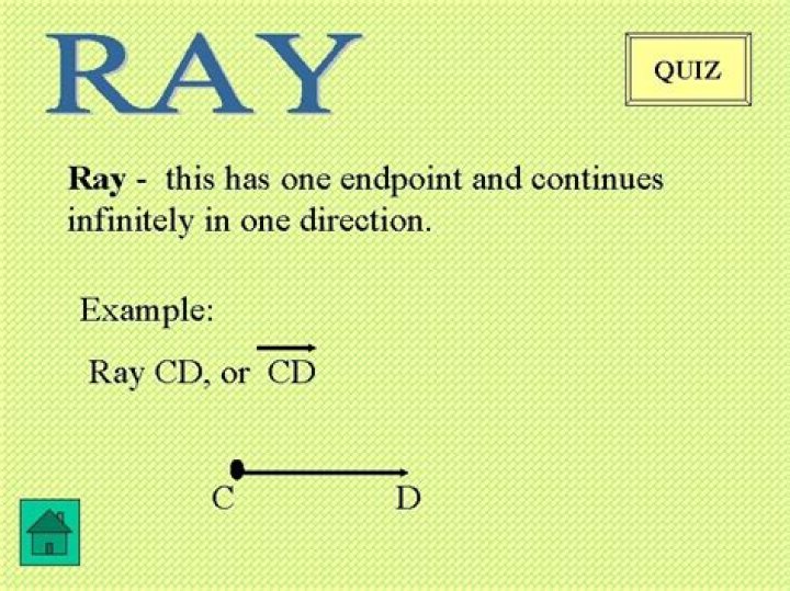 Has one endpoint and continues infinitely in one direction?