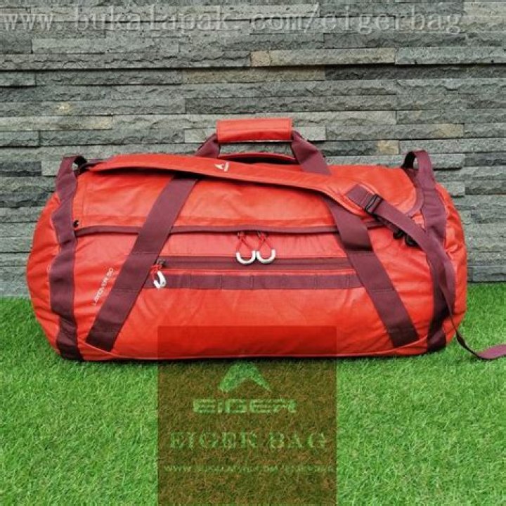 How big is 50L duffel bag?