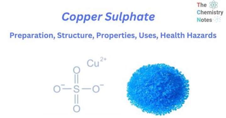 How cupric sulfate is formed?