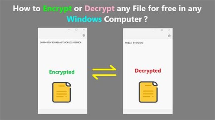 How do I decrypt .ENC files in Windows?