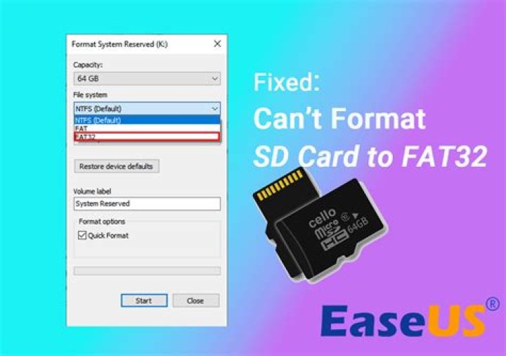 How do I format a 128gb SD card to fat32 on a Mac?