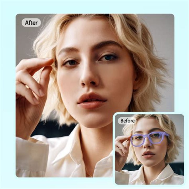 How do I remove glasses from my Mac?
