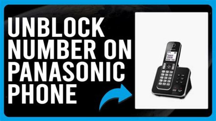How do I unblock a number on my Panasonic KX tgea40?