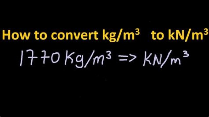 How do you convert KN m2 to T m2?