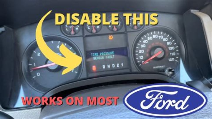 How do you reset the tire pressure light on a 2011 Ford f250?