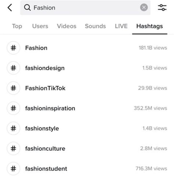 How do you search multiple hashtags on Tiktok?