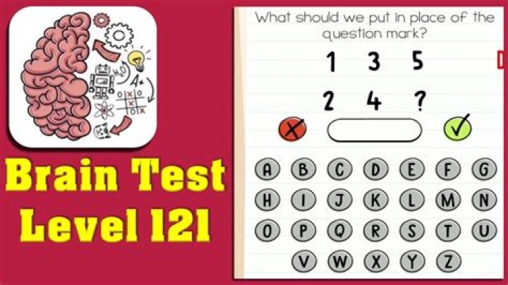 How do you solve level 121 on brain test?
