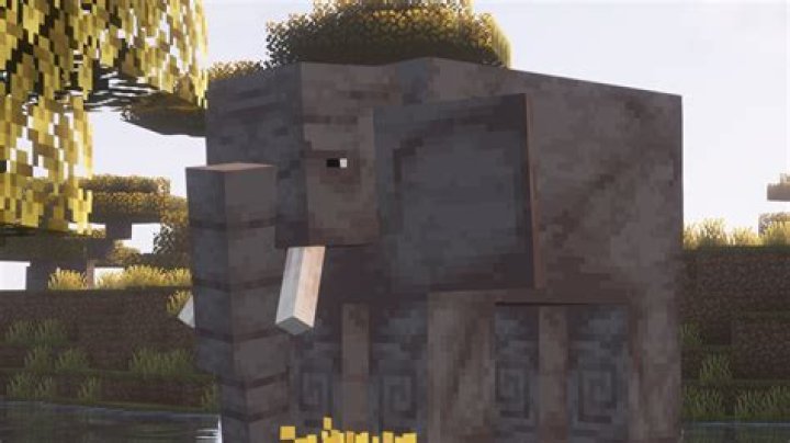 How do you spawn an elephant in Minecraft?