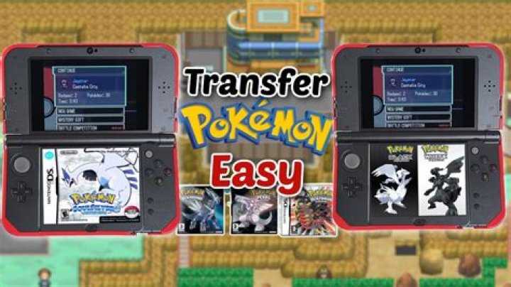 How do you transfer Pokemon from Diamond to black?
