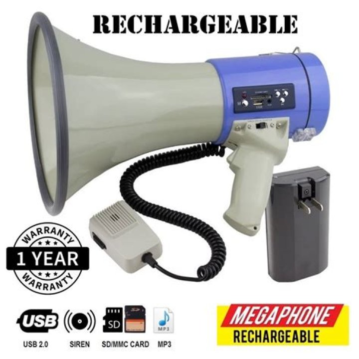 How loud is a megaphone?