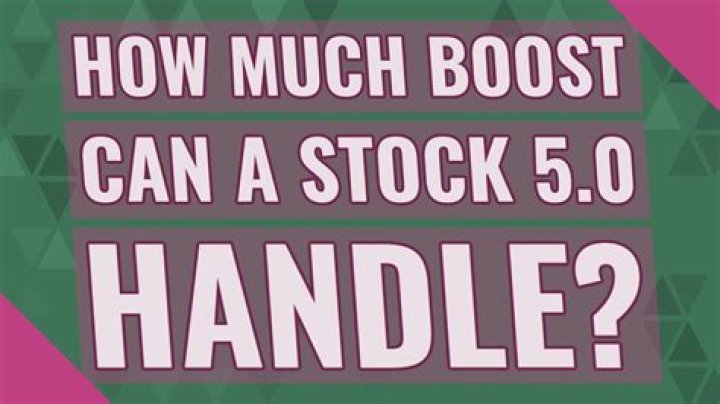 How much boost can a stock 6.0 handle?