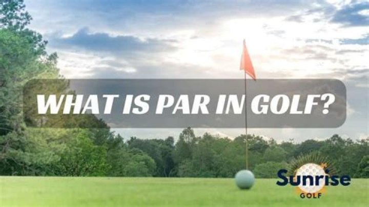 How much is a par in golf?