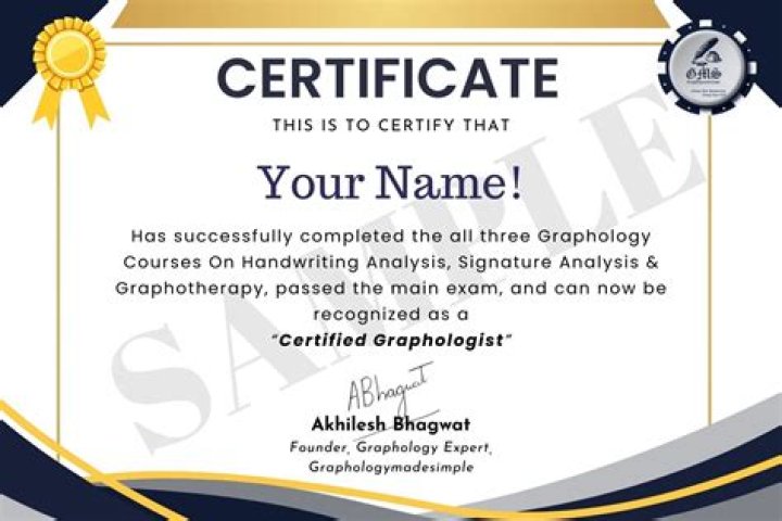 How to become a certified graphologist?