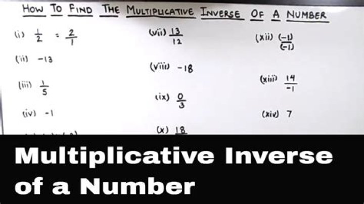 How to find multiplicative inverse?