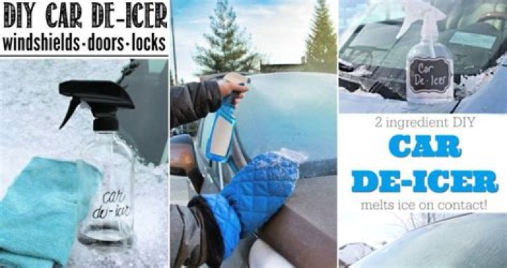 How to make homemade de icer for your car?