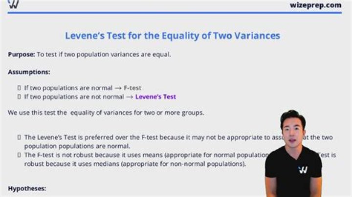 How to report levene's test for equality of variances?