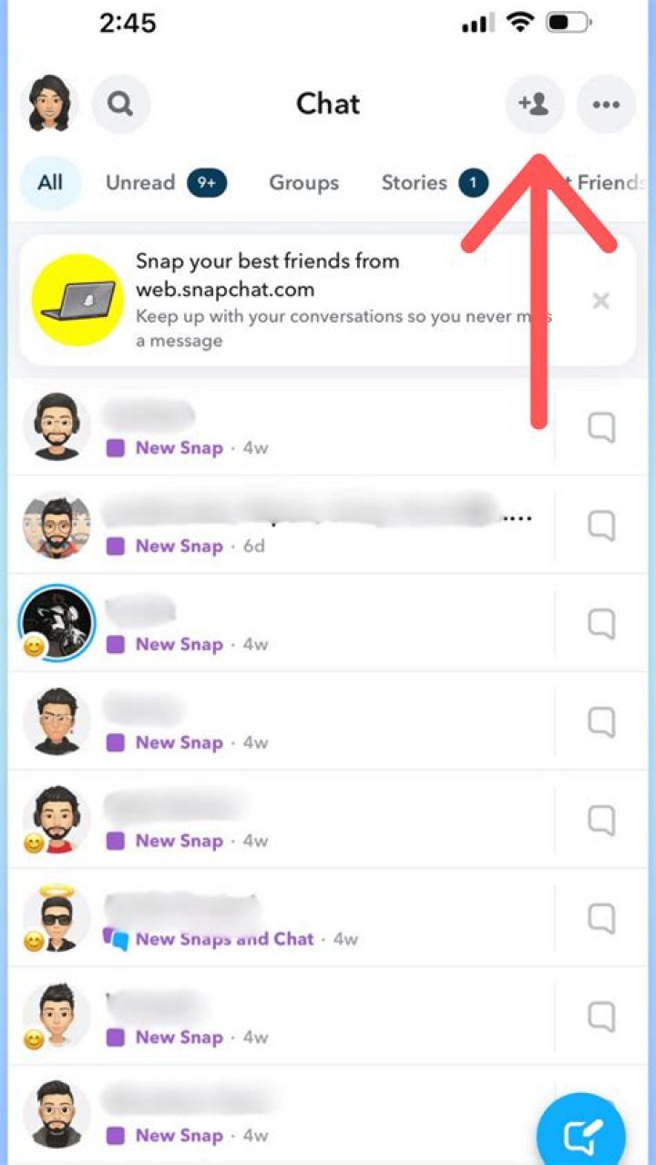 How to see unaccepted friends on snapchat?