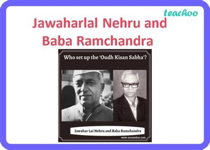 How was oudh kisan sabha formed?