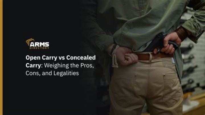 In concealed carry vs open carry?