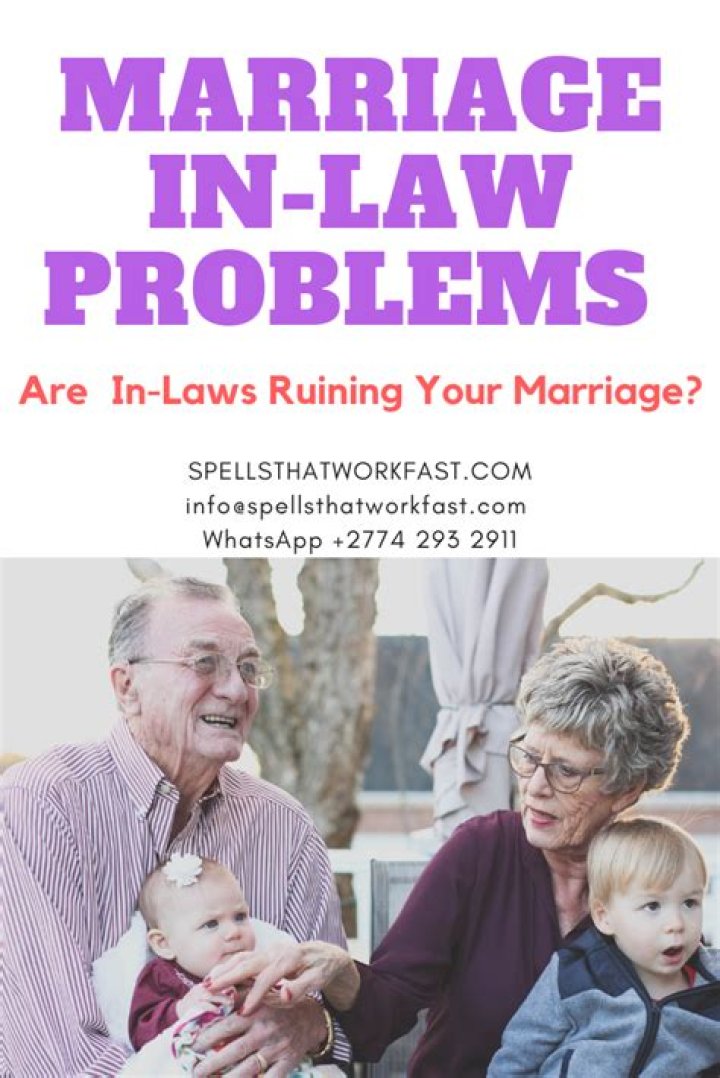In laws ruining marriage?