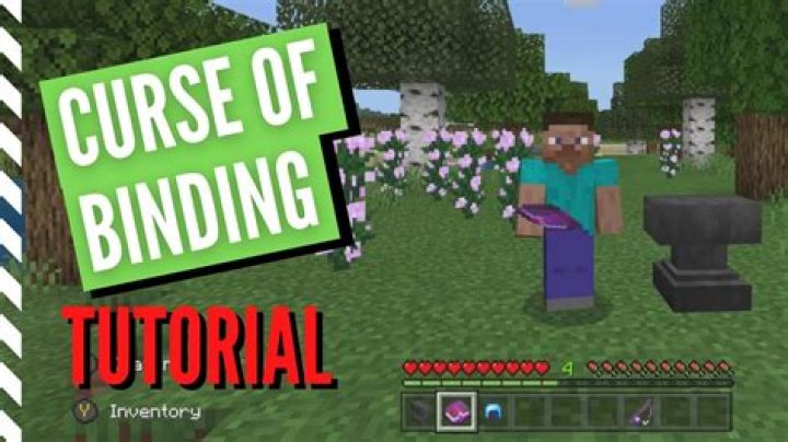 In minecraft what is curse of binding?