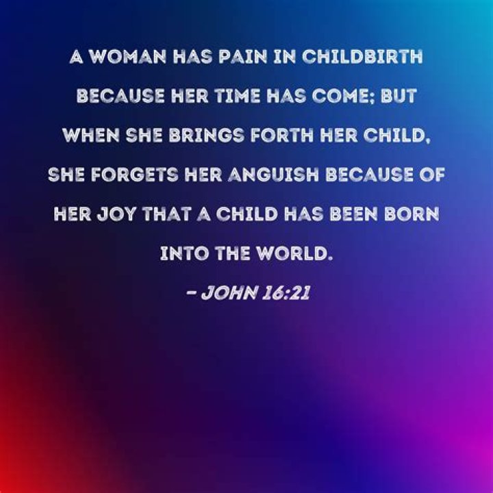 In the bible birth pains?