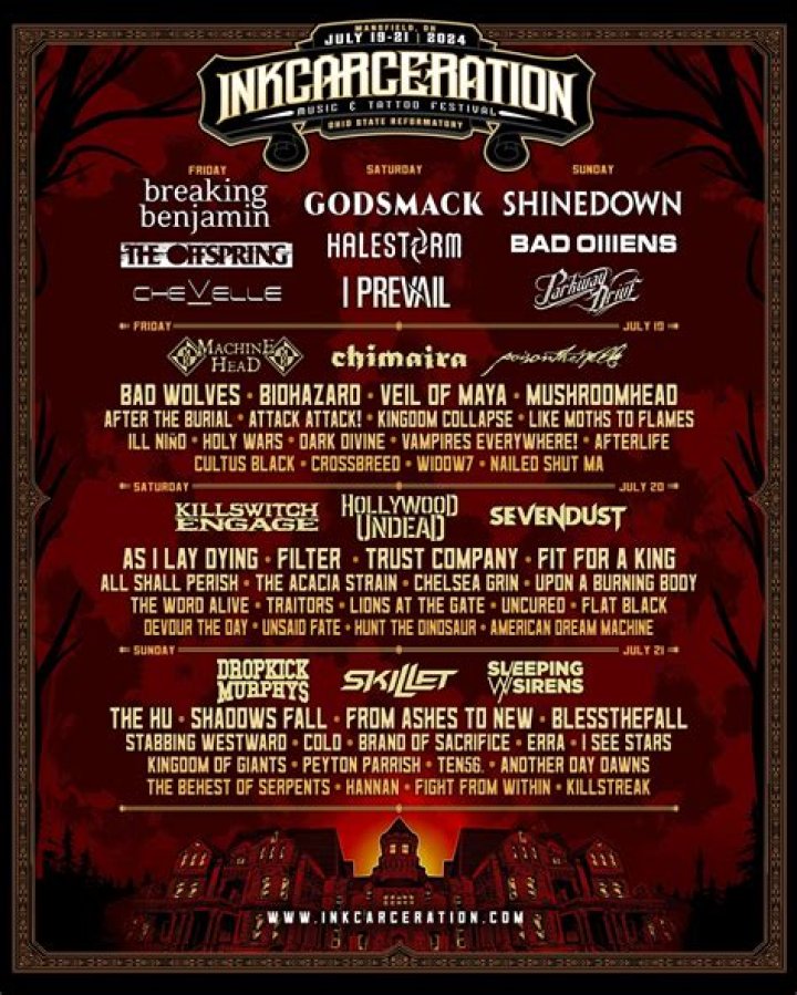 Ink in the clink 2021 lineup?