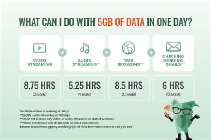 Is 2GB data enough for a day?