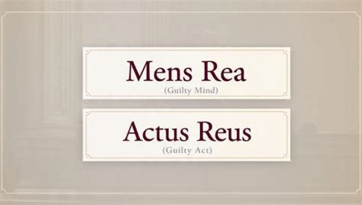 Is actus reus mens rea?