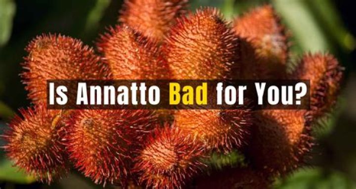 Is annatto bad for you?
