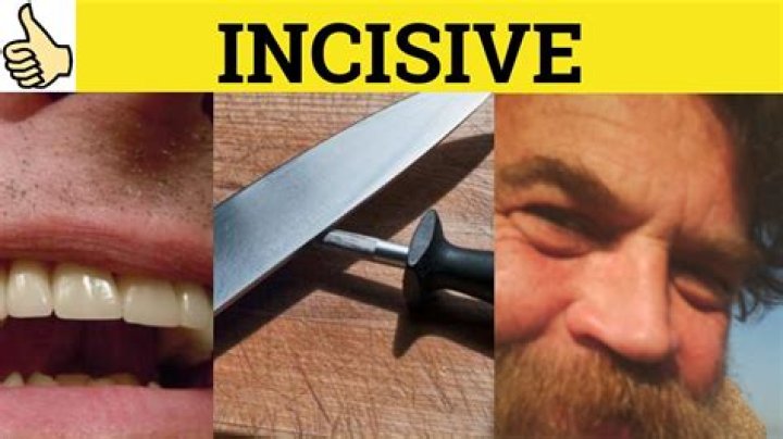 Is incisively a word?