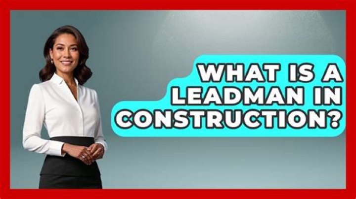 Is leadman a word?